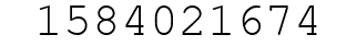 Number 1584021674.