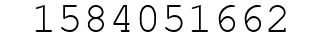 Number 1584051662.