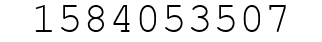 Number 1584053507.