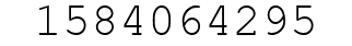 Number 1584064295.