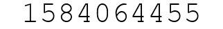 Number 1584064455.