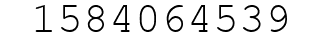 Number 1584064539.