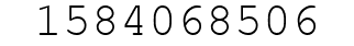 Number 1584068506.
