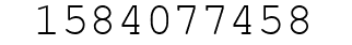Number 1584077458.