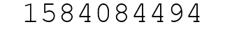 Number 1584084494.