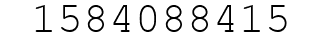 Number 1584088415.