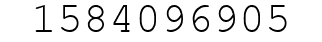 Number 1584096905.