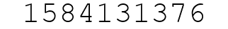 Number 1584131376.