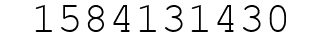 Number 1584131430.