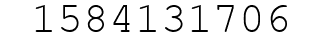Number 1584131706.