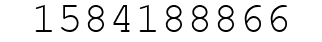 Number 1584188866.