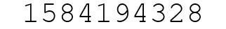 Number 1584194328.