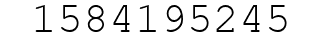 Number 1584195245.