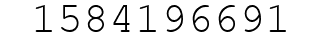 Number 1584196691.