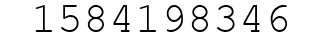 Number 1584198346.