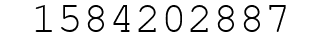 Number 1584202887.