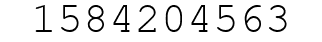 Number 1584204563.
