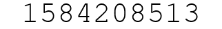 Number 1584208513.