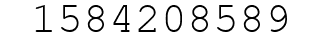 Number 1584208589.