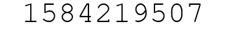 Number 1584219507.
