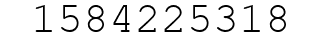 Number 1584225318.