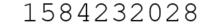 Number 1584232028.