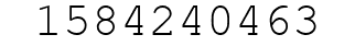 Number 1584240463.