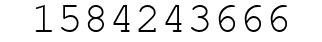 Number 1584243666.