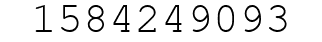 Number 1584249093.