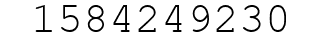 Number 1584249230.