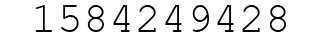Number 1584249428.