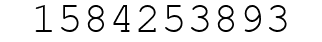 Number 1584253893.