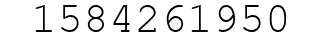 Number 1584261950.