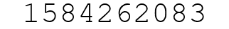 Number 1584262083.