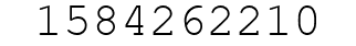 Number 1584262210.