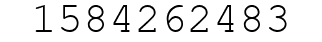 Number 1584262483.