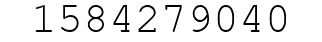 Number 1584279040.