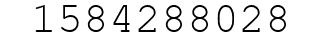 Number 1584288028.