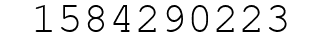 Number 1584290223.