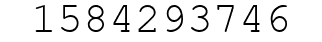 Number 1584293746.
