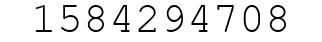 Number 1584294708.