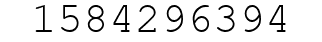 Number 1584296394.
