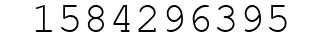 Number 1584296395.