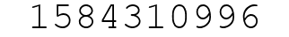 Number 1584310996.