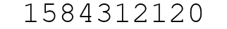 Number 1584312120.