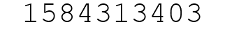 Number 1584313403.