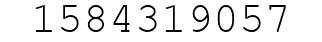 Number 1584319057.
