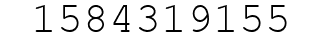 Number 1584319155.