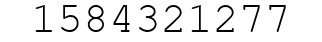 Number 1584321277.
