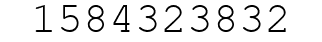 Number 1584323832.
